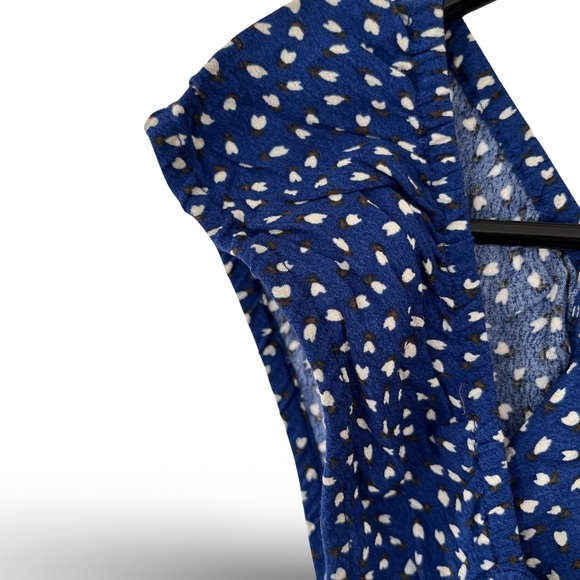 Rolla's Blue Fitted Button Up Dress - Cap Sleeve XS - Picture 4 of 4